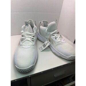 Adidas Dame 8 White Grey Black Basketball Shoes Mens 12.5 GY6462 New